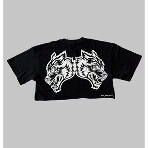 Darc Sport SHE IYKYK Forever Premium OS Cropped Tee Women's Medium NWT